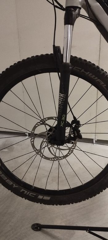 Used ROCKRIDER E-st Shimano SLX 2023 Mountainbike, Light Gray — image 3 of 3