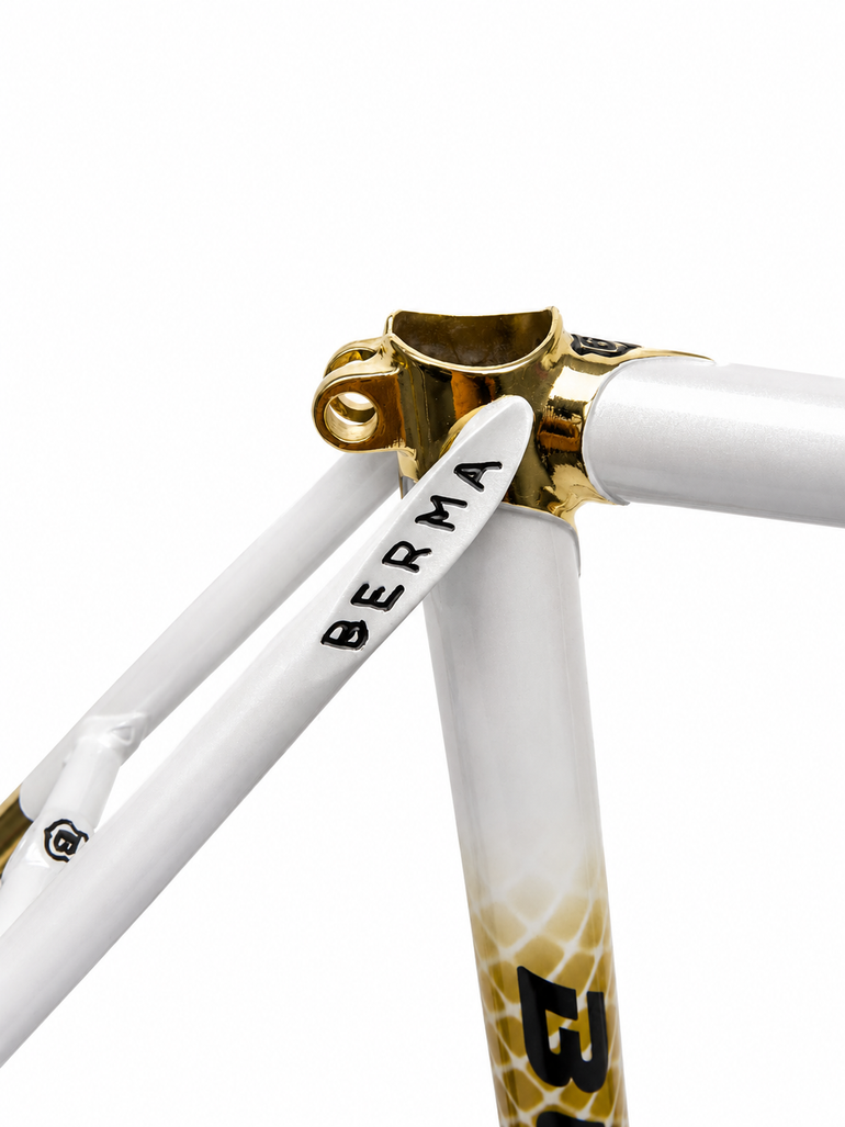Used Berma Custom Frameset 1982 Road & Gravel, White — image 2 of 7