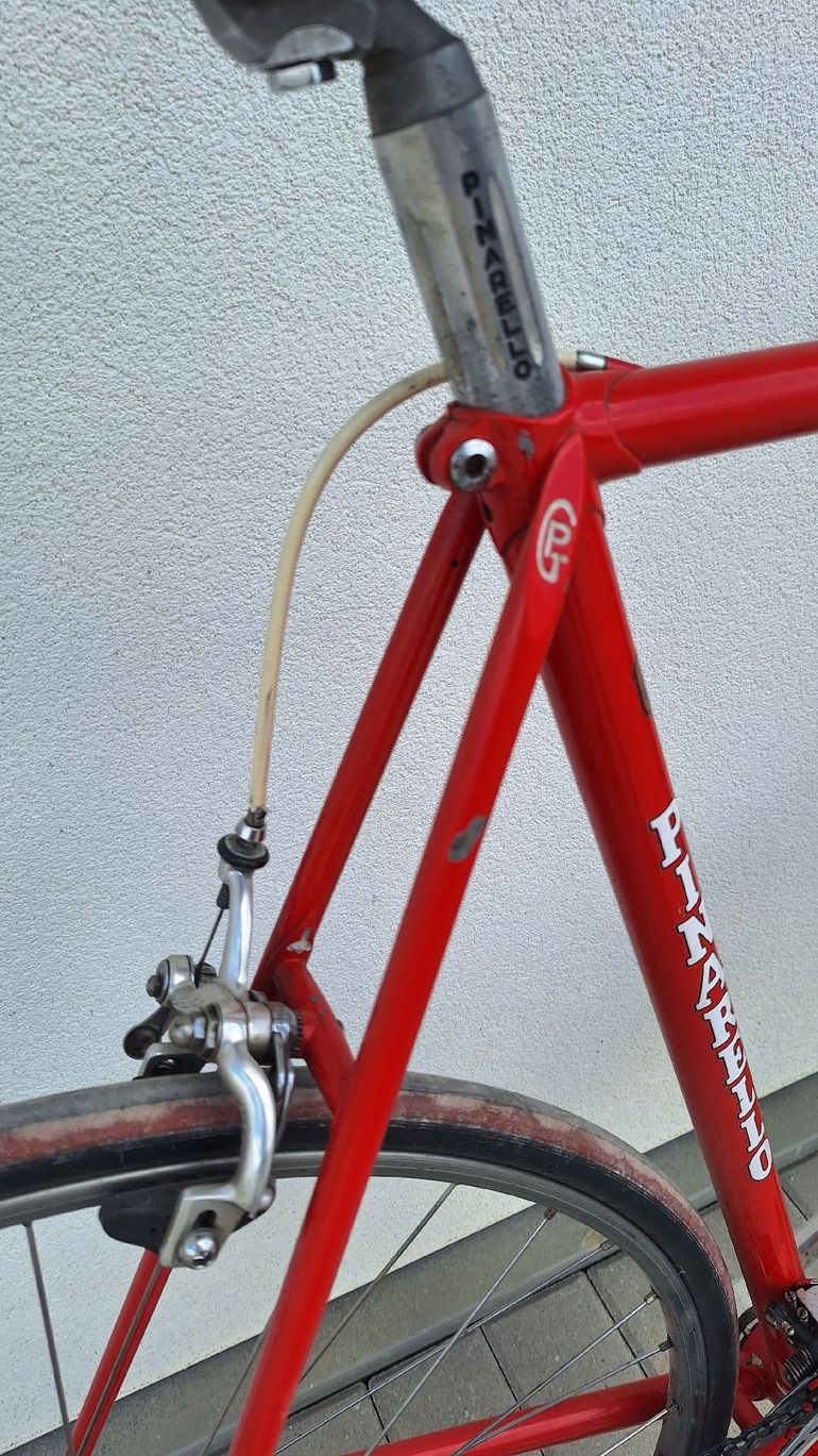 Used Pinarello Custom Campagnolo Super Record 1980 Road & Gravel, Red — image 6 of 6