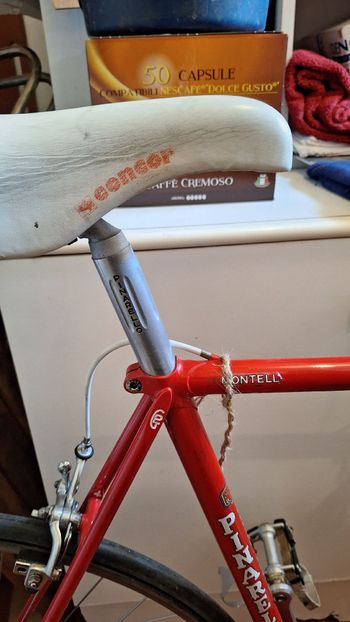 Used Pinarello Montello Campagnolo Super Record 1983 Road & Gravel, Red — image 4 of 4
