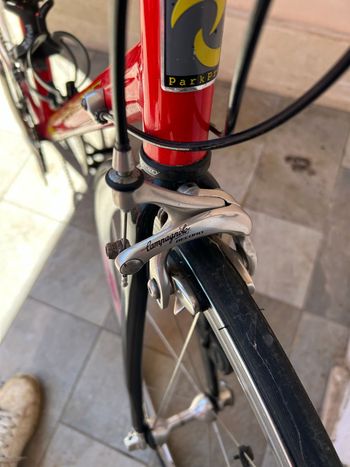 Gebrauchtes Parkpre Custom Campagnolo Record 1997 Road & Gravel, Rot — Bild 11 von 11