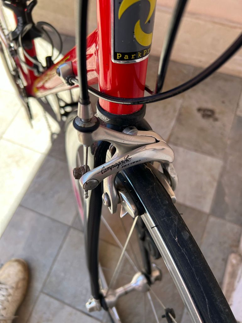 Gebrauchtes Parkpre Custom Campagnolo Record 1997 Road & Gravel, Rot — Bild 11 von 11