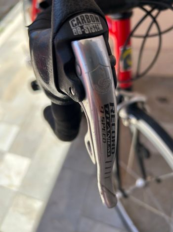 Gebrauchtes Parkpre Custom Campagnolo Record 1997 Road & Gravel, Rot — Bild 8 von 11