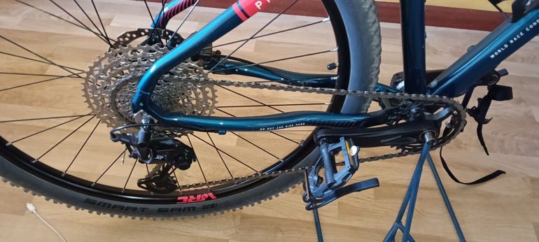 Gebrauchtes Conor WRC PRO DEORE XT 12s 29" MD 2023 Mountainbike, Blau — Bild 4 von 5
