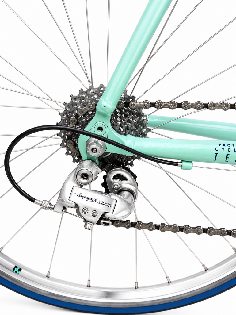 Gebrauchtes Bianchi Custom Campagnolo Record 1998 Road & Gravel, Blau — Bild 5 von 8