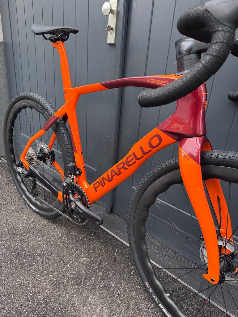 Used Pinarello GREVIL F9 - SHIMANO GRX Di2 2025 2025 Road & Gravel, Orange — image 7 of 7