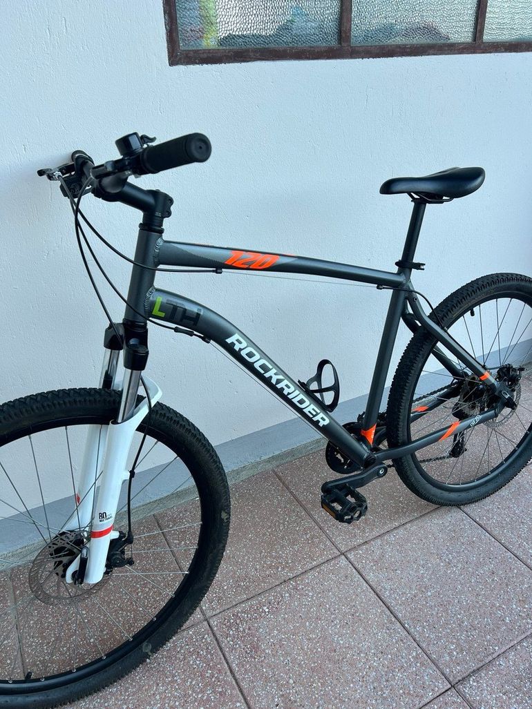 ROCKRIDER Mountainbike 27.5 Zoll ST120 Grau/Orange 2025 2025 Mountainbike d'occasion — image 2 sur 14