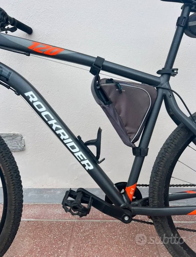Gebrauchtes ROCKRIDER Mountainbike 27.5 Zoll ST120 Grau/Orange 2025 2025 Mountainbike, Hellgrau, 27.5 — Bild 2 von 5