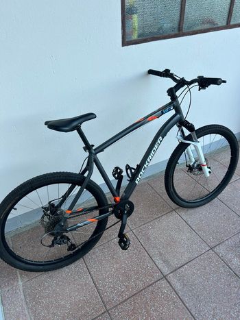 Used ROCKRIDER Mountainbike 27.5 Zoll ST120 Grau/Orange 2025 2025 MTB