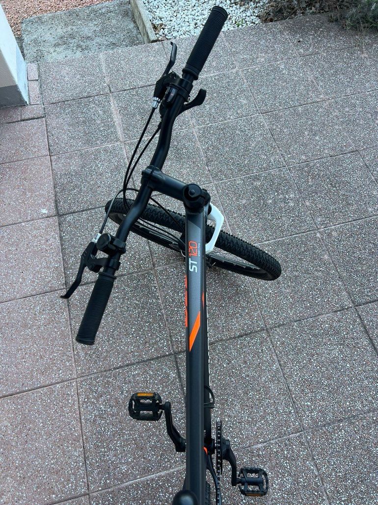 ROCKRIDER Mountainbike 27.5 Zoll ST120 Grau/Orange 2025 2025 Mountainbike d'occasion — image 10 sur 14
