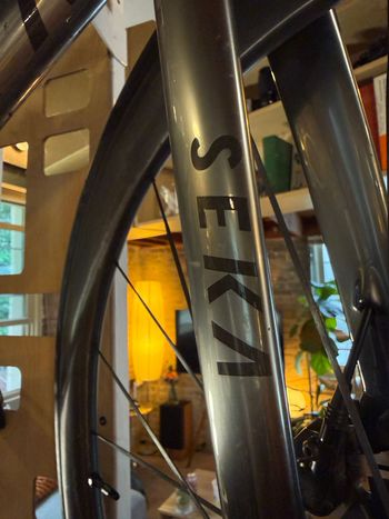 Used Seka Custom Frameset 2025 Road & Gravel, Black — image 5 of 6