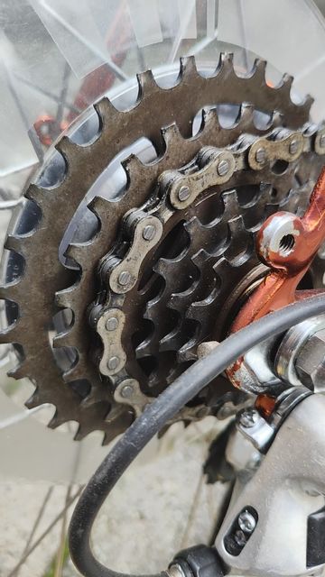 Wilier Mtb vintage Shimano Deore XT 1987 Road & Gravel usato, Arancione — immagine 14 di 17
