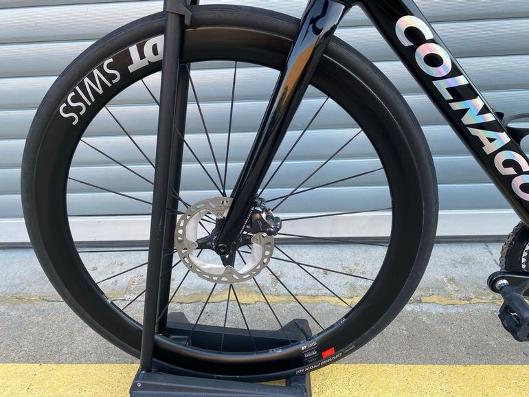 Used Colnago V4Rs Disc Ultegra Di2 8100 w/Fulcrum Racing Wind 400 Wheels 2024 2024 Road & Gravel, Black — image 6 of 12