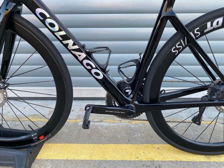 Used Colnago V4Rs Disc Ultegra Di2 8100 w/Fulcrum Racing Wind 400 Wheels 2024 2024 Road & Gravel, Black — image 7 of 12