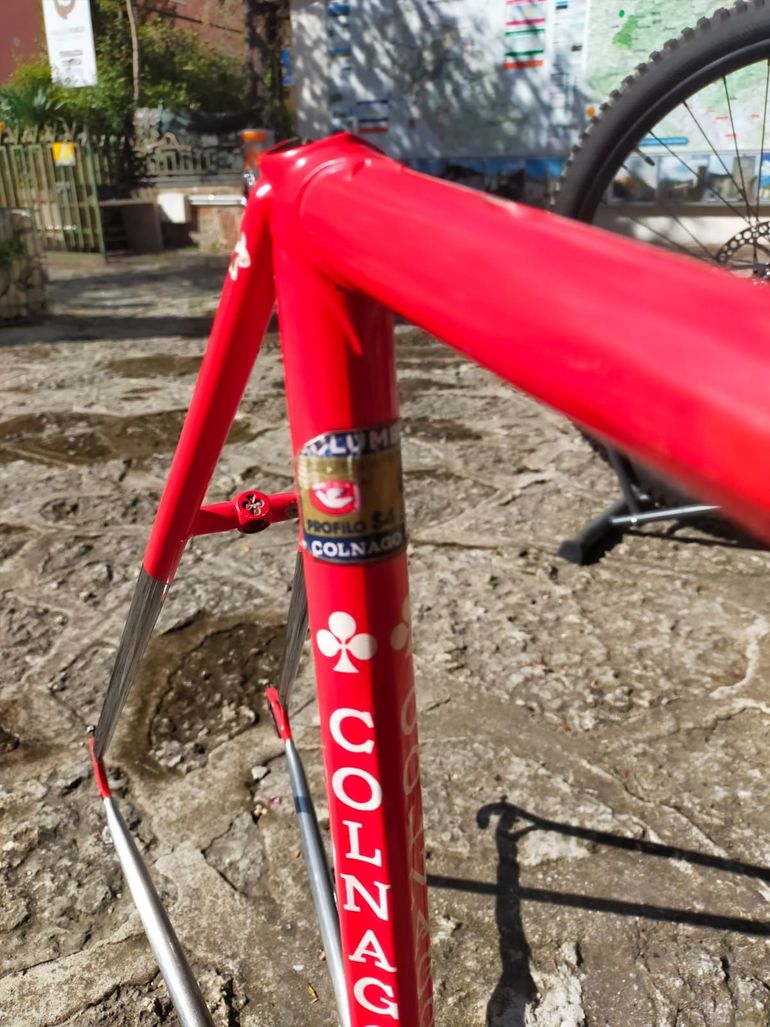Used Colnago Master Piu Frameset 1983 Road & Gravel, Red — image 9 of 12