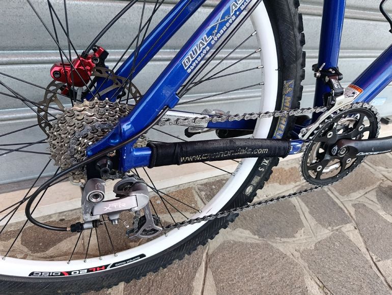 Used Cannondale Caad Shimano XTR 2008 Mountainbike, Blue — image 3 of 4