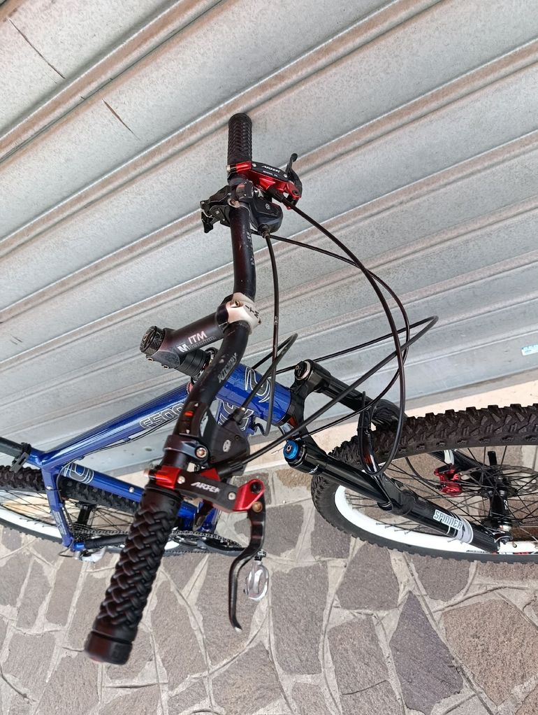 Used Cannondale Caad Shimano XTR 2008 Mountainbike, Blue — image 4 of 4
