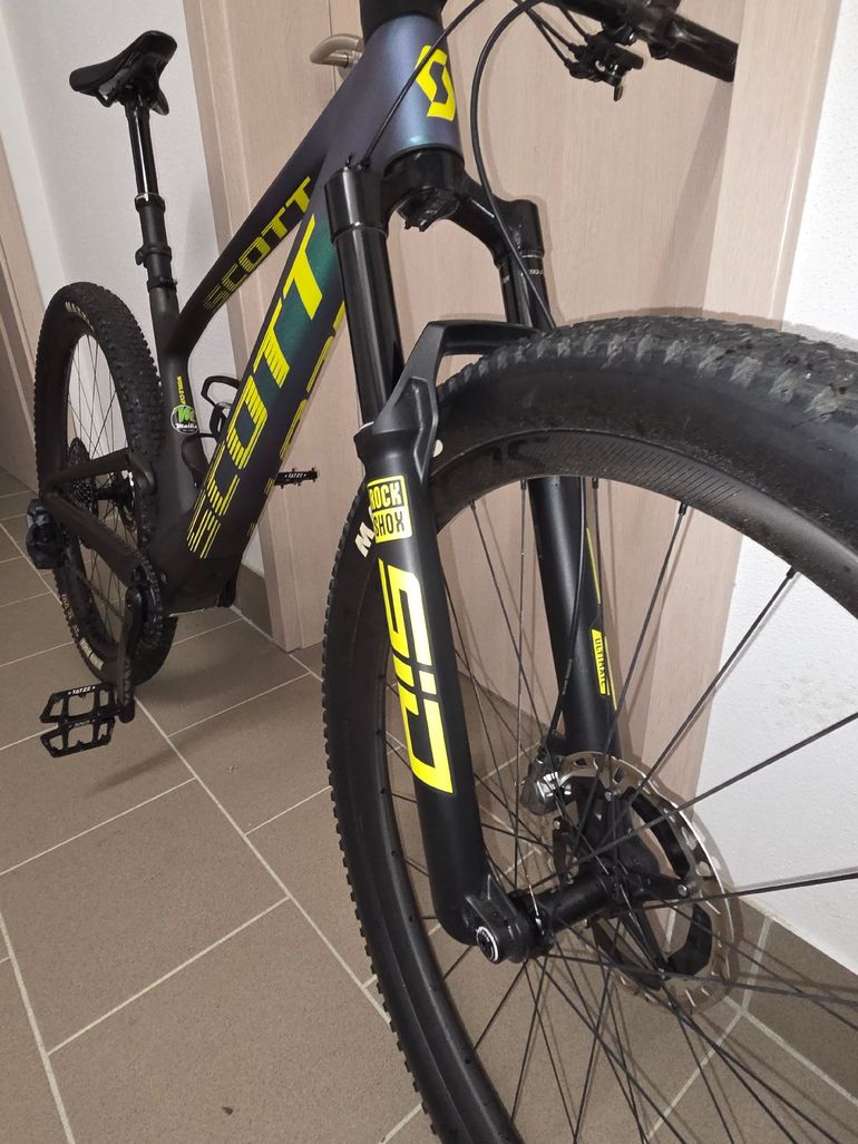 Used Scott Spark RC World Cup EVO AXS 2023 2023 Mountainbike, Green, 29 — image 2 of 12