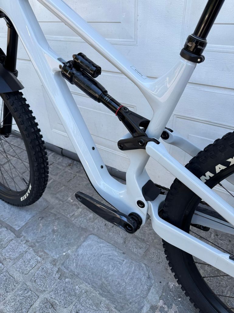Used Cannondale Habit Carbon LT 1 2025 2025 Mountainbike, Light Gray — image 12 of 15