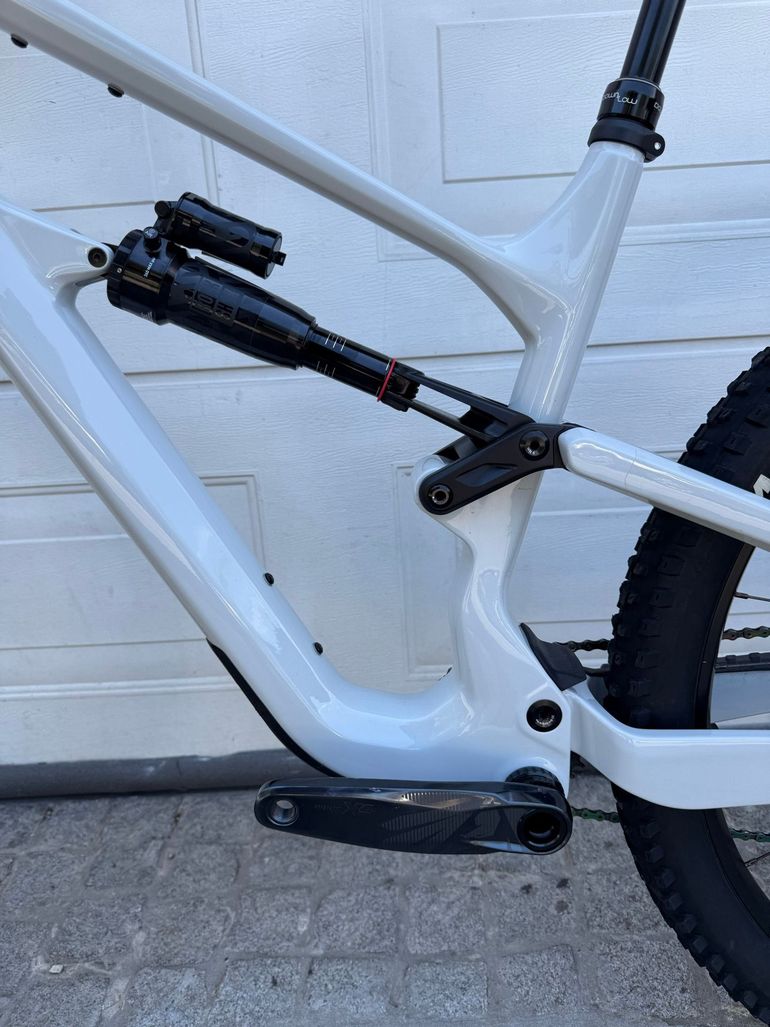 Used Cannondale Habit Carbon LT 1 2025 2025 Mountainbike, Light Gray — image 11 of 15