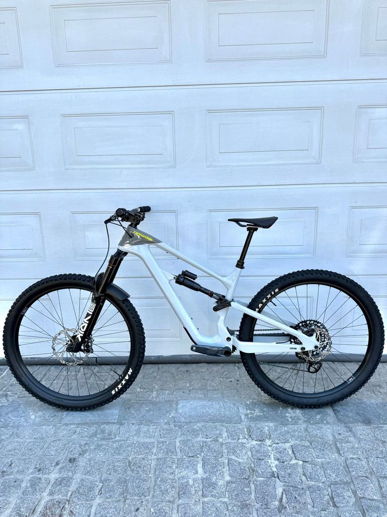 Used Cannondale Habit Carbon LT 1 2025 2025 Mountainbike, Light Gray — image 8 of 15