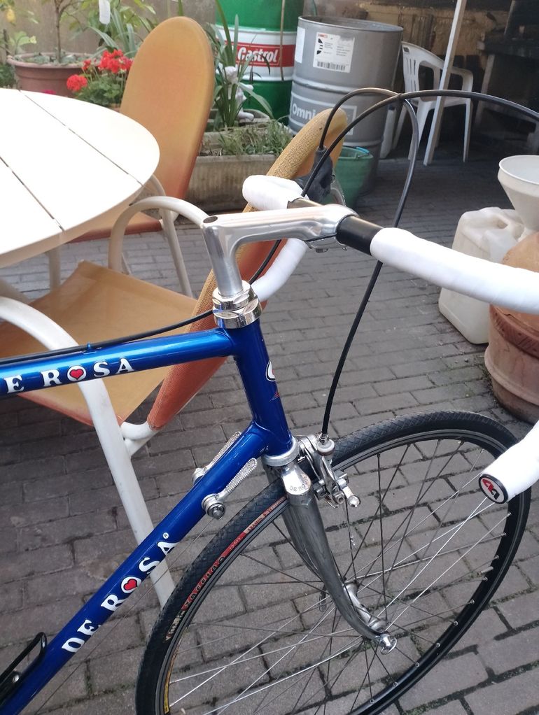 Used De Rosa Bicicletta Corsa Vintage Eroica Derosa 1984 Road & Gravel, Blue — image 5 of 14