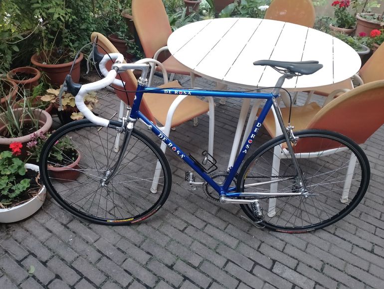 Used De Rosa Bicicletta Corsa Vintage Eroica Derosa 1984 Road & Gravel, Blue — image 14 of 14
