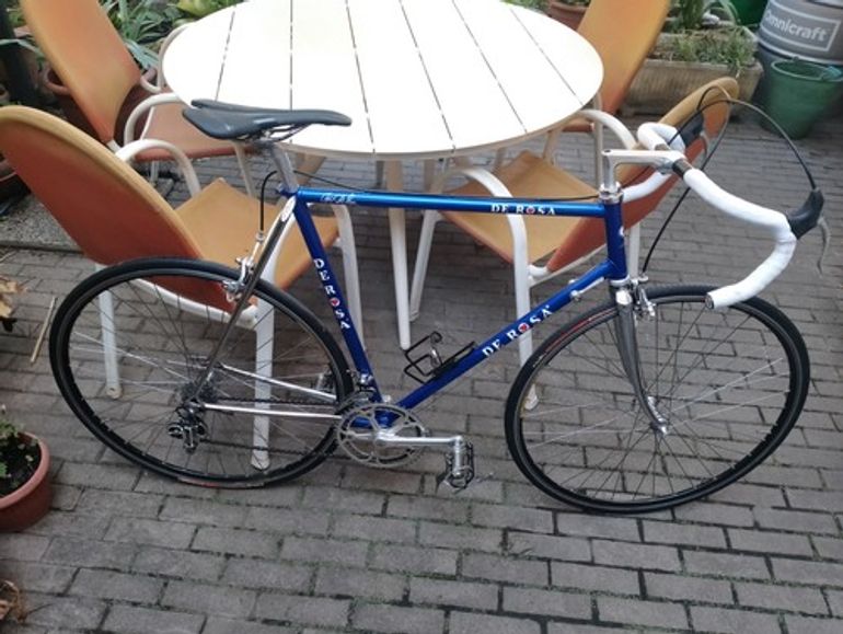 Used De Rosa Bicicletta Corsa Vintage Eroica Derosa 1984 Road & Gravel, Blue — image 1 of 14