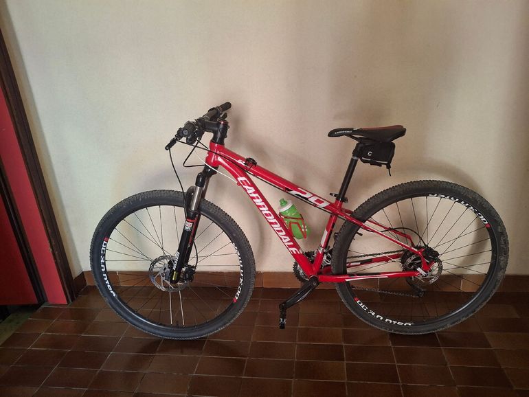 Used Cannondale Trail Shimano Deore XT 2021 Mountainbike, Red — image 6 of 7