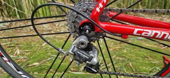 Gebrauchtes Cannondale Custom Campagnolo Record 2006 Road & Gravel, Rot — Bild 3 von 13