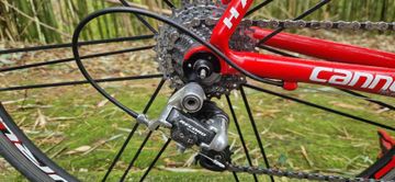 Gebrauchtes Cannondale Custom Campagnolo Record 2006 Road & Gravel, Rot — Bild 3 von 13