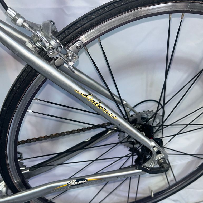 Used Airborne Race Road Bike Shimano Bontrager Wheels 2002 Road & Gravel, Light Gray — image 7 of 17