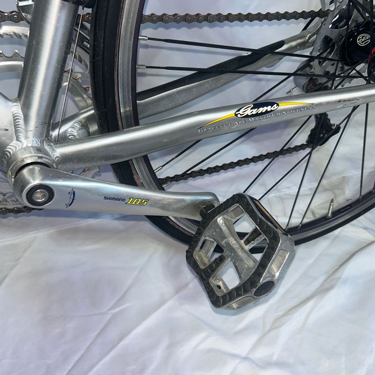 Used Airborne Race Road Bike Shimano Bontrager Wheels 2002 Road & Gravel, Light Gray — image 8 of 17