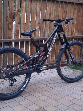 Gebrauchtes Santa Cruz V10 S MX / Carbon CC 2023 2023 Mountainbike, Rot, 29, 27.5 — Bild 7 von 9