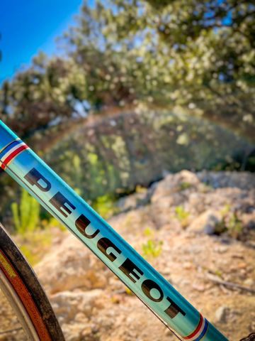 Peugeot Custom Simplex Vintage 1977 Road & Gravel usato, Blu — immagine 2 di 7