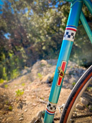 Peugeot Custom Simplex Vintage 1977 Road & Gravel usato, Blu — immagine 3 di 7