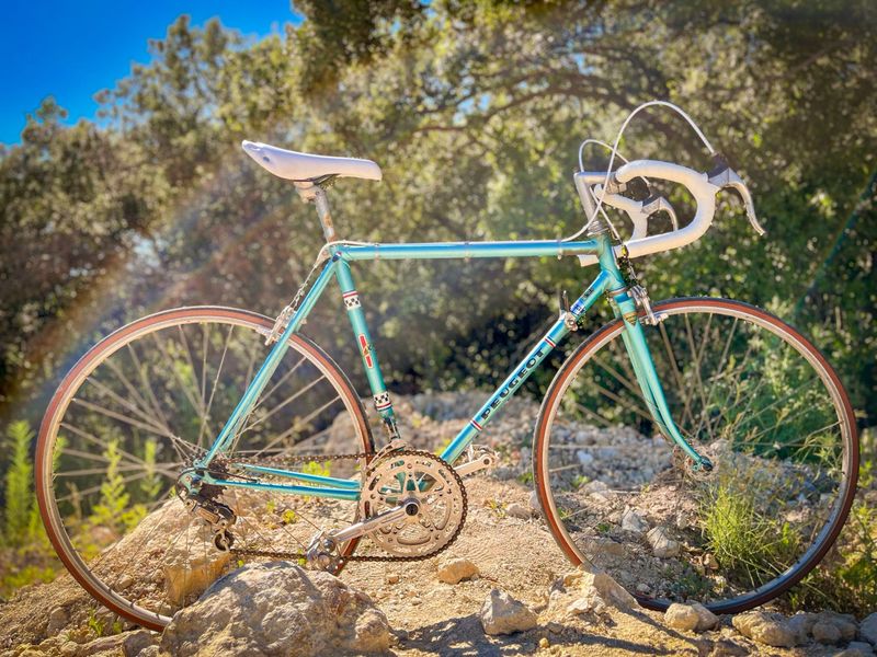Peugeot Custom Simplex Vintage 1977 Road & Gravel usato, Blu — immagine 5 di 7