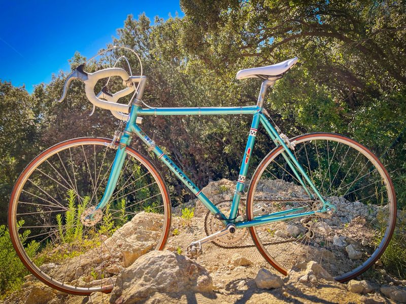 Peugeot Custom Simplex Vintage 1977 Road & Gravel usato, Blu — immagine 6 di 7