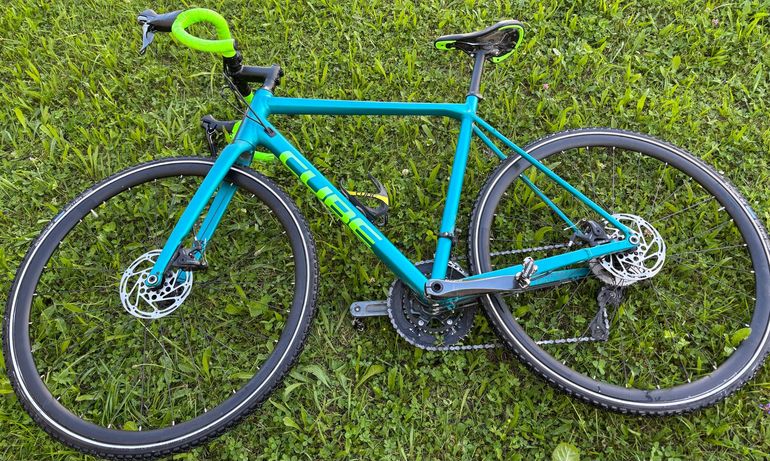 Used CUBE CROSS RACE 2023 2023 Road & Gravel, Green — image 2 of 4
