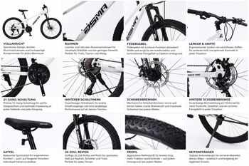 Used dsma Peck 2025 Mountainbike, White — image 3 of 5