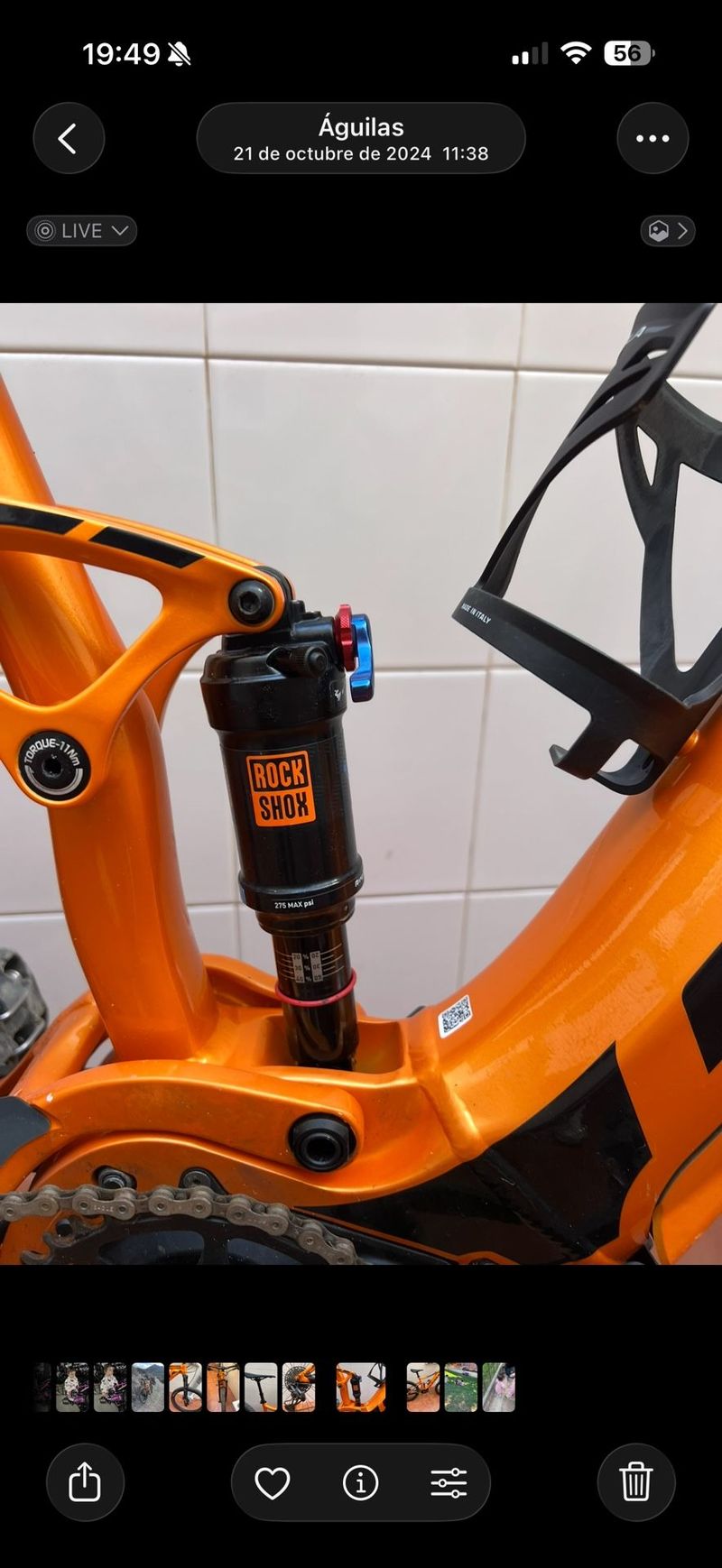 Used Giant Stance SRAM GX 2019 Mountainbike, Orange — image 6 of 24