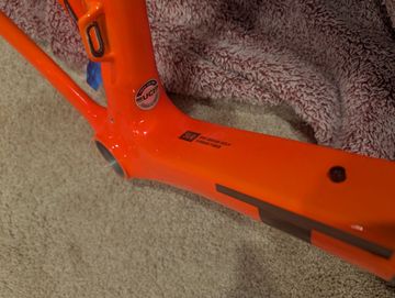 Used Trek Émonda SLR Disc Frameset 2022 Frameset 2022 Road & Gravel, Orange — image 3 of 6