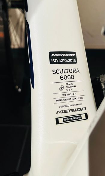 Used Merida SCULTURA 6000 2024 2024 Road & Gravel, White — image 8 of 19