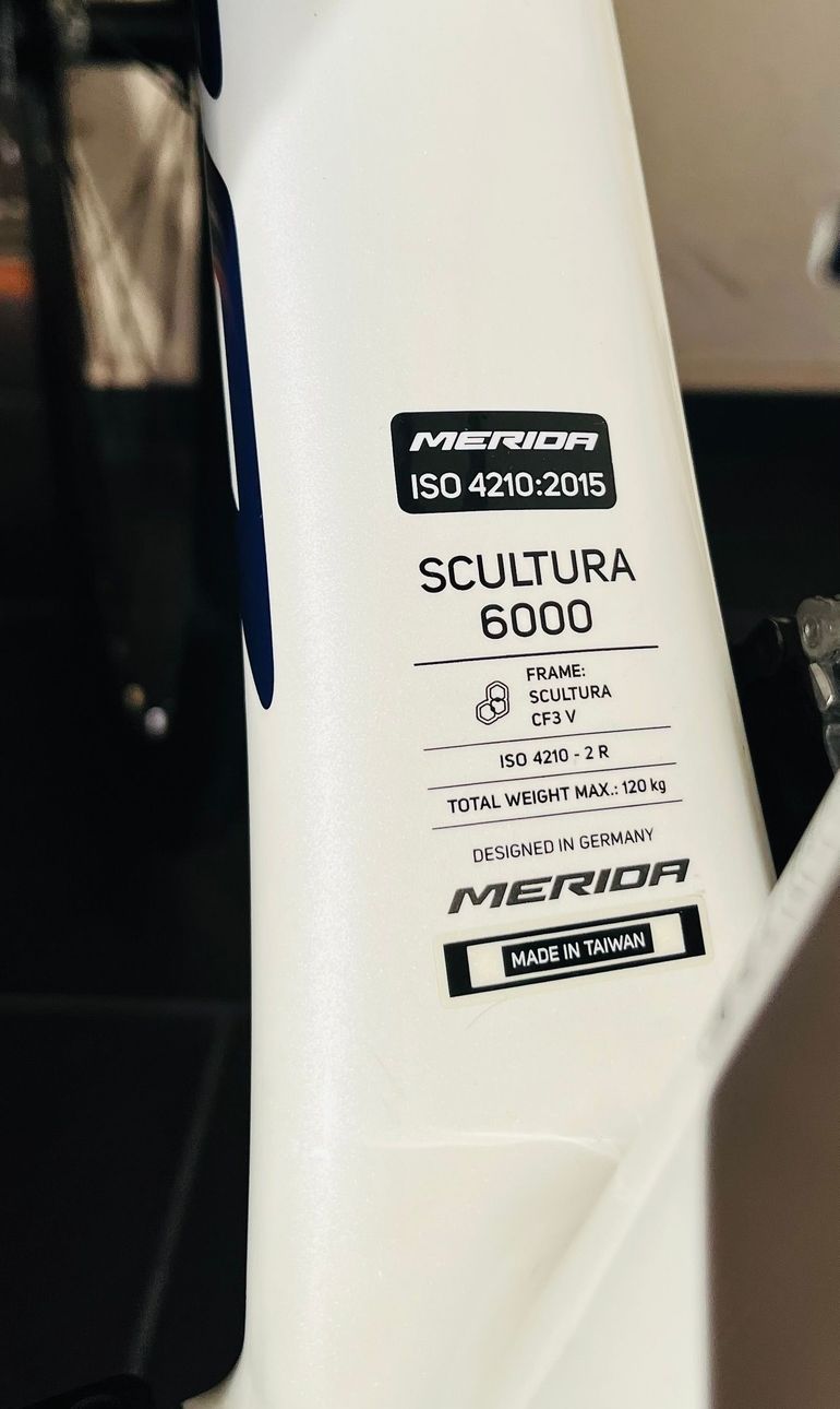 Used Merida SCULTURA 6000 2024 2024 Road & Gravel, White — image 8 of 19