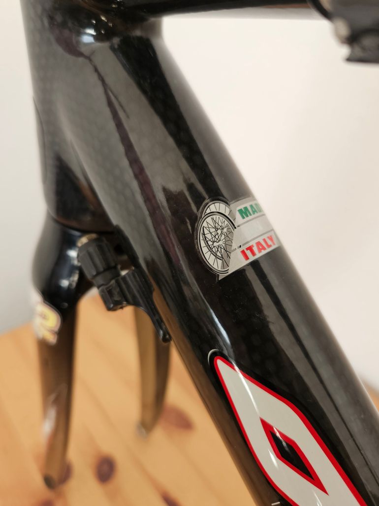 Gebrauchtes Olmo Techno KT Titanio - Carbon Frameset 2005 Road & Gravel, Schwarz — Bild 11 von 13