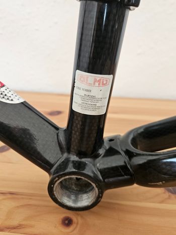Gebrauchtes Olmo Techno KT Titanio - Carbon Frameset 2005 Road & Gravel, Schwarz — Bild 12 von 13