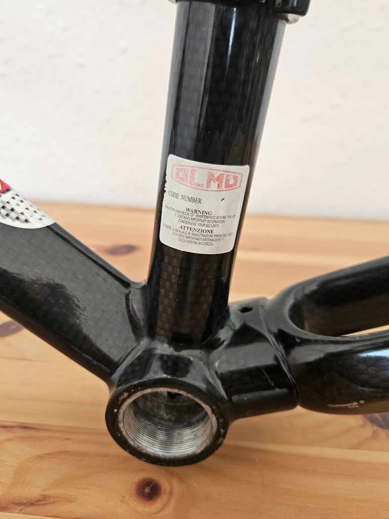 Gebrauchtes Olmo Techno KT Titanio - Carbon Frameset 2005 Road & Gravel, Schwarz — Bild 12 von 13