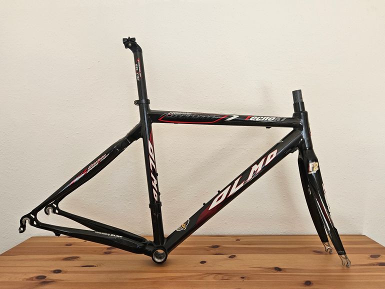 Gebrauchtes Olmo Techno KT Titanio - Carbon Frameset 2005 Road & Gravel, Schwarz — Bild 2 von 13