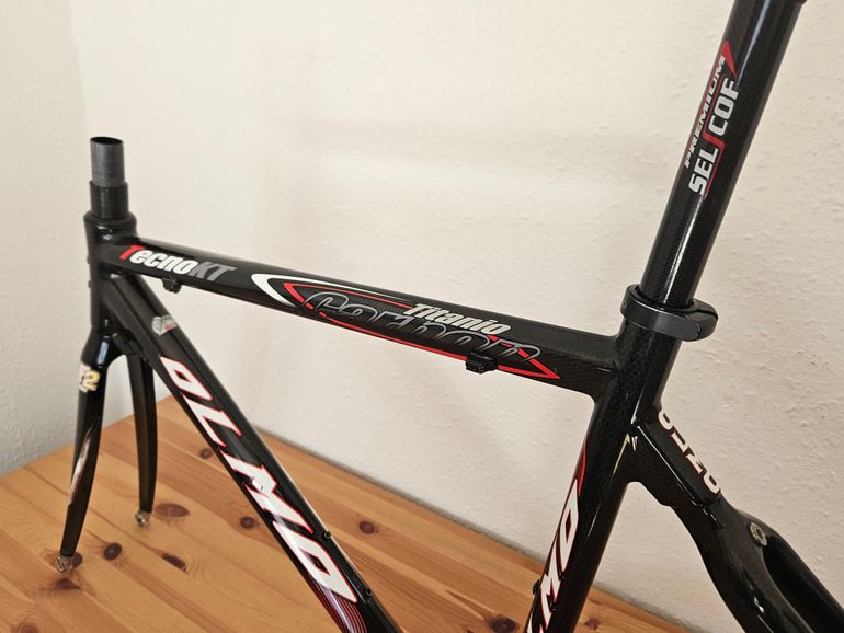 Gebrauchtes Olmo Techno KT Titanio - Carbon Frameset 2005 Road & Gravel, Schwarz — Bild 10 von 13