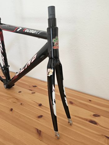 Gebrauchtes Olmo Techno KT Titanio - Carbon Frameset 2005 Road & Gravel, Schwarz — Bild 3 von 13